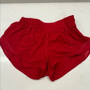 lululemon athletica Red Women's Athletic Shorts